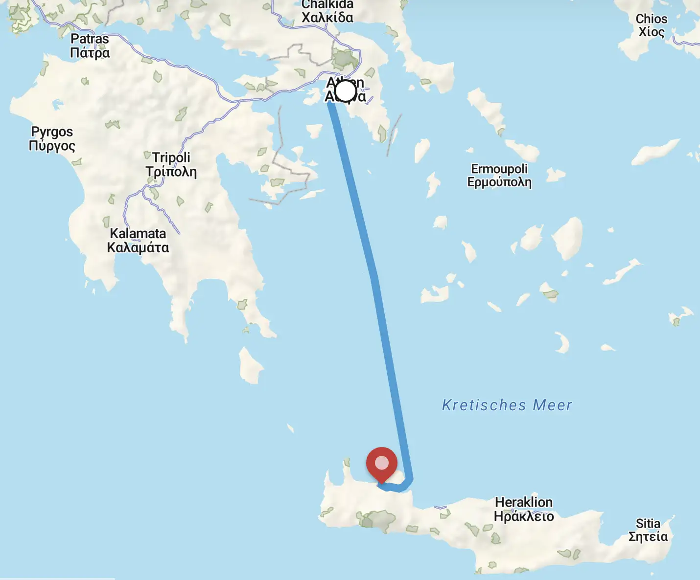Route Griechenland 5 (Kreta)